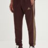 adidas pantaloni de trening din bumbac Essentials culoarea maro