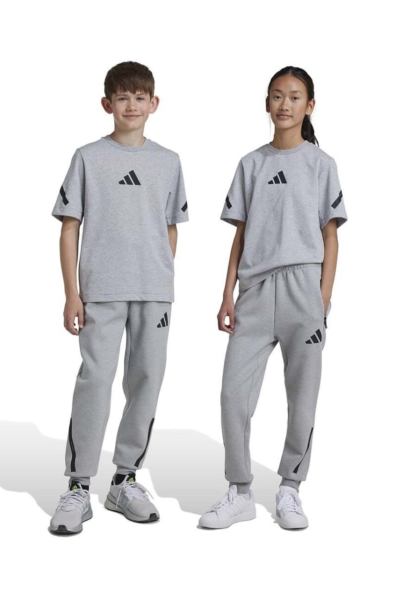 adidas pantaloni de trening pentru copii J Z.N.E. PT culoarea gri