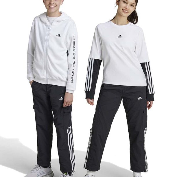 adidas pantaloni de trening pentru copii JAM WV CRG PN culoarea negru