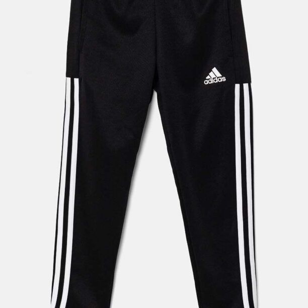 adidas pantaloni de trening pentru copii culoarea negru