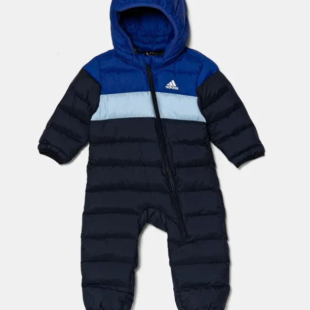 adidas salopeta copii I SNOWSUIT culoarea albastru marin