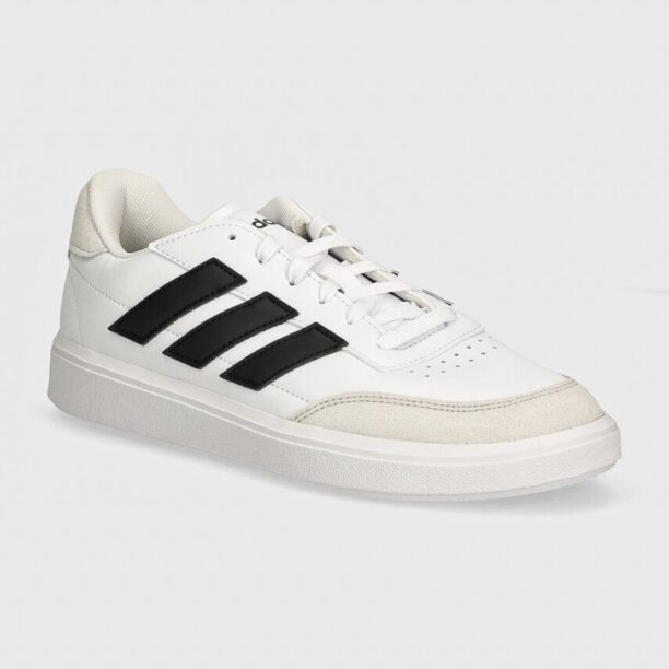 adidas sneakers COURTBLOCK culoarea alb