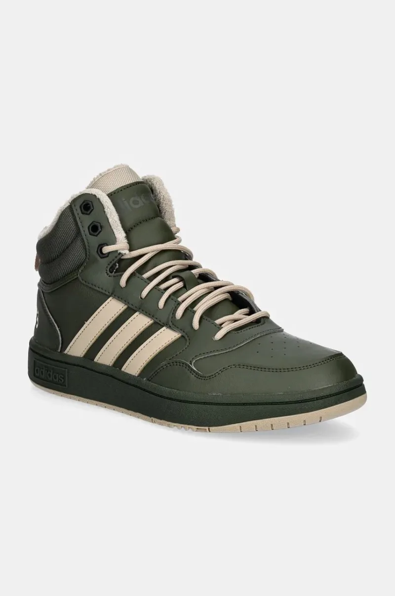 adidas sneakers Hoops culoarea verde