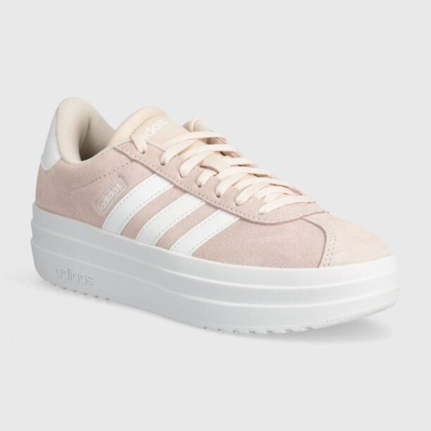 adidas sneakers VL Court culoarea roz