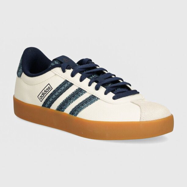 adidas sneakers Vl Court culoarea alb