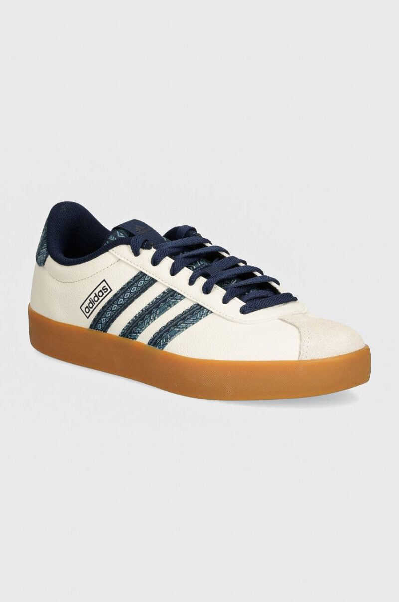 adidas sneakers Vl Court culoarea alb