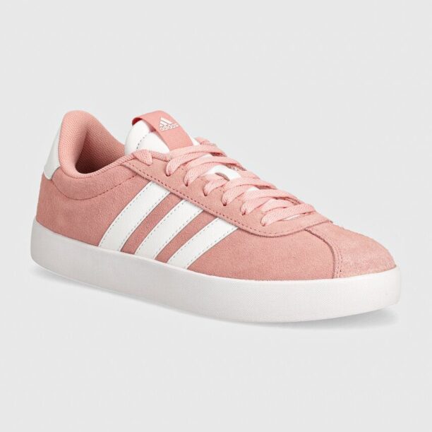 adidas sneakers Vl Court culoarea roz