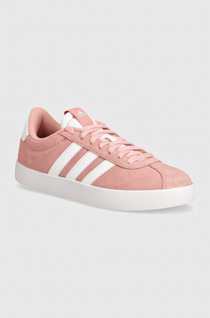 adidas sneakers Vl Court culoarea roz