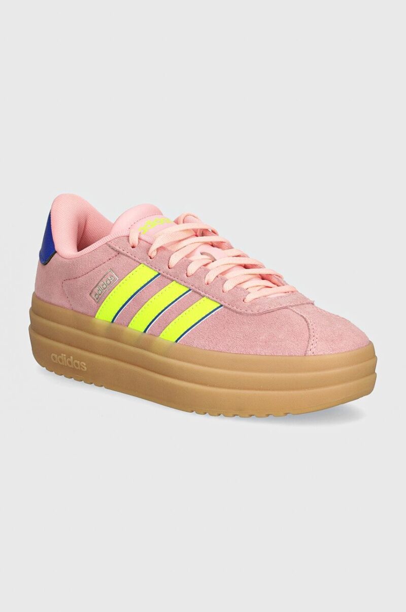 adidas sneakers Vl Court culoarea roz