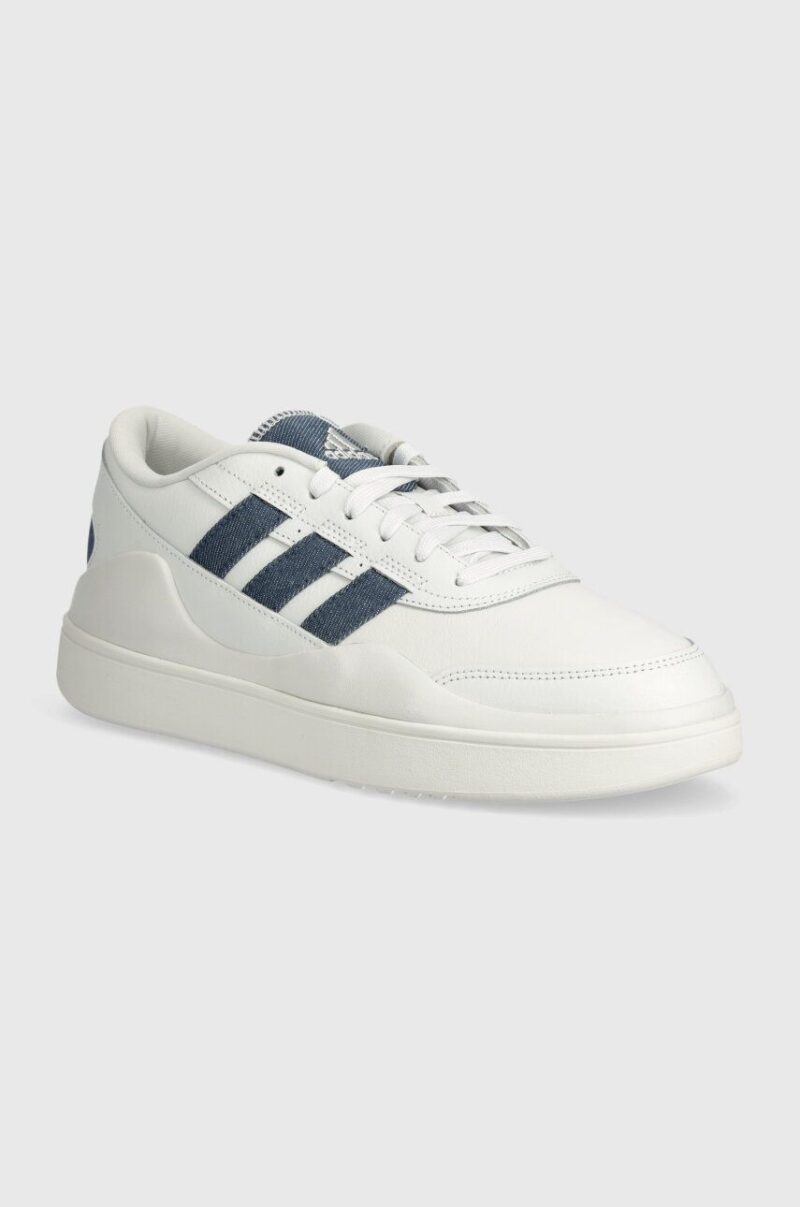 adidas sneakers din piele OSADE culoarea alb