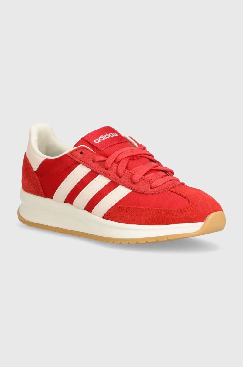 adidas sneakers din piele intoarsă Run 70s culoarea rosu