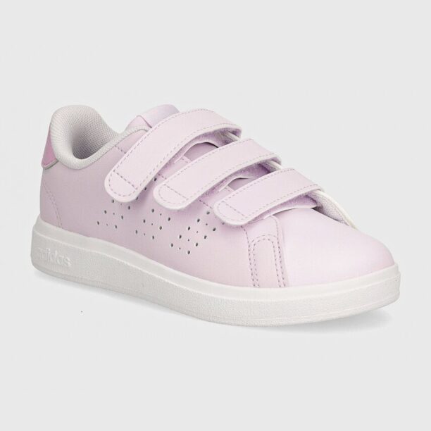 adidas sneakers pentru copii ADVANTAGE BASE 2.0 CF C culoarea violet