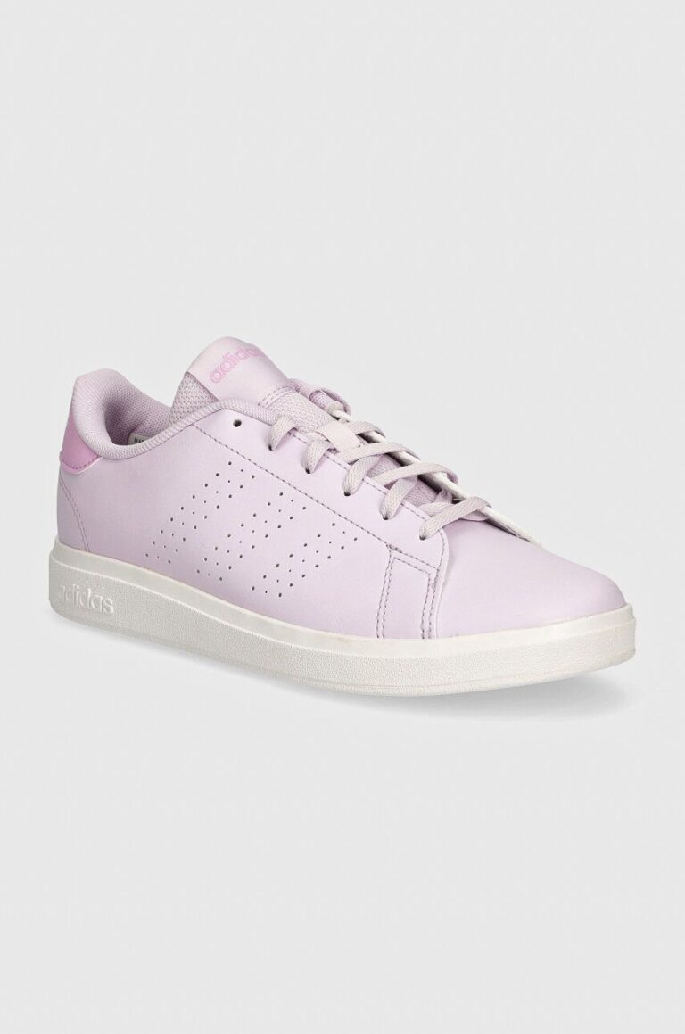 adidas sneakers pentru copii ADVANTAGE BASE 2.0 culoarea violet