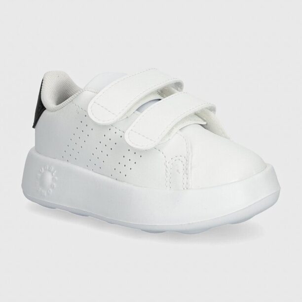 adidas sneakers pentru copii ADVANTAGE CF culoarea alb