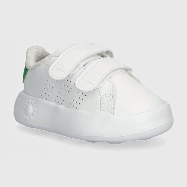 adidas sneakers pentru copii ADVANTAGE CF culoarea alb