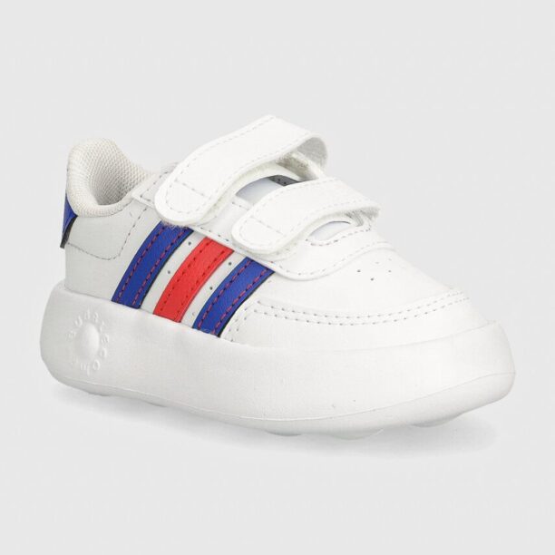 adidas sneakers pentru copii BREAKNET 2.0 CF culoarea alb