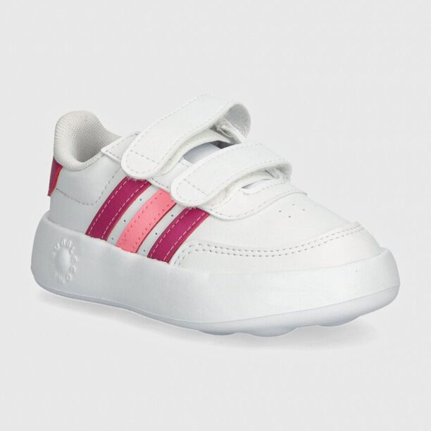 adidas sneakers pentru copii BREAKNET 2.0 CF culoarea alb