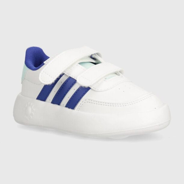 adidas sneakers pentru copii BREAKNET 2.0 CF culoarea alb