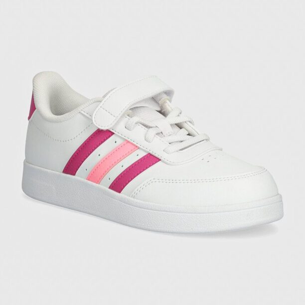 adidas sneakers pentru copii BREAKNET 2.0 EL C culoarea alb