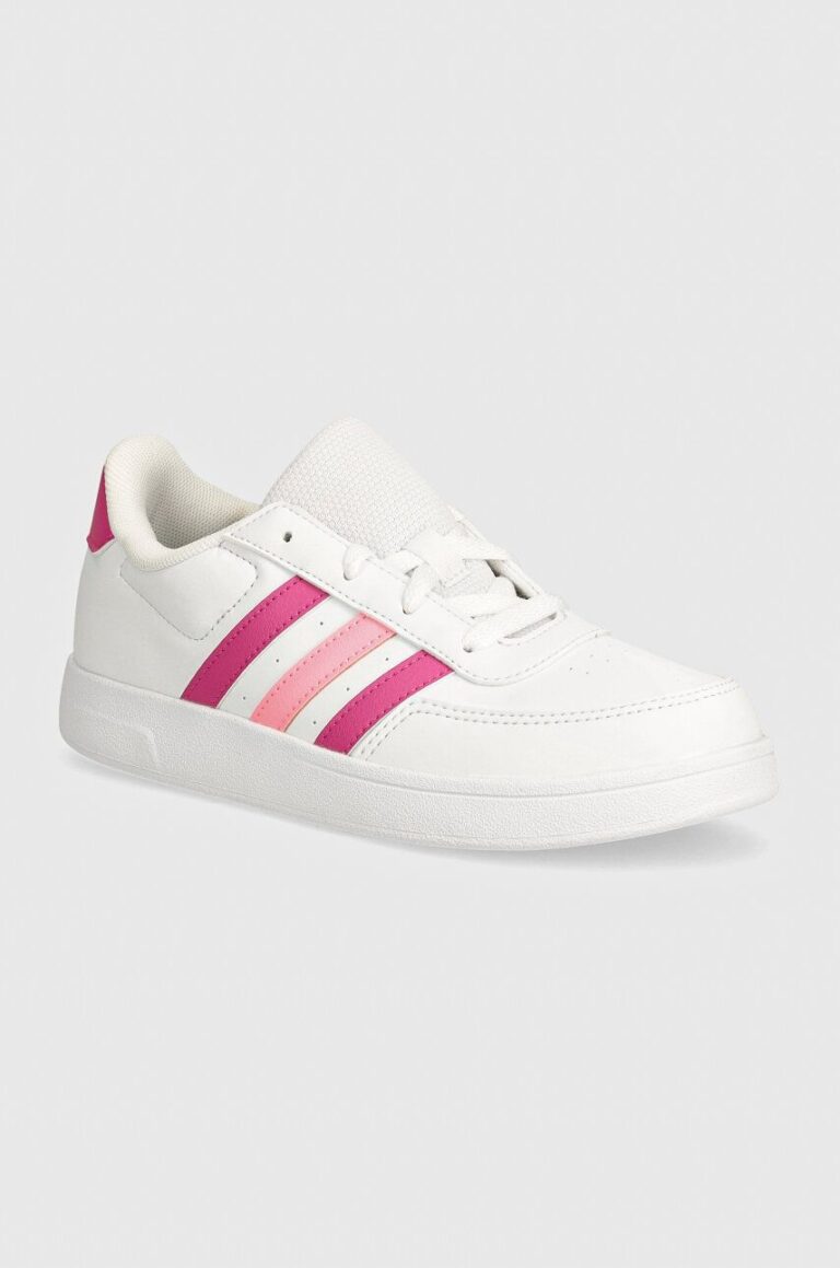 adidas sneakers pentru copii Breaknet 2.0 culoarea alb