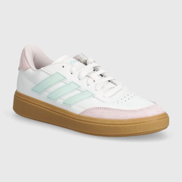 adidas sneakers pentru copii COURTBLOCK culoarea alb