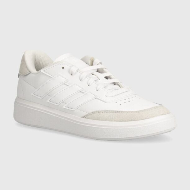 adidas sneakers pentru copii COURTBLOCK culoarea alb