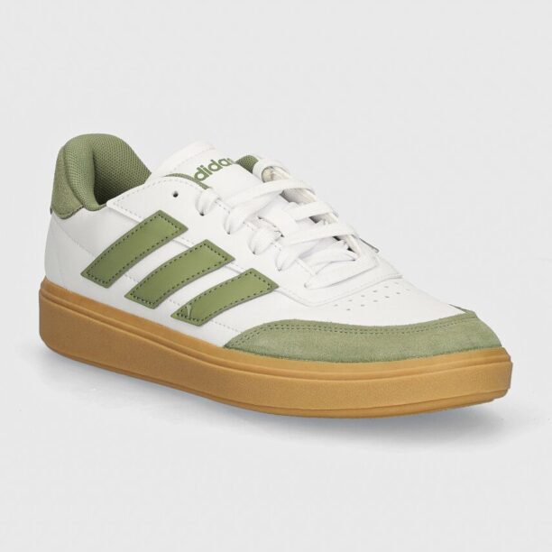 adidas sneakers pentru copii COURTBLOCK culoarea verde