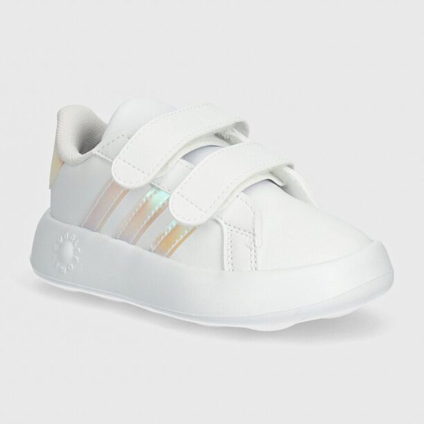 adidas sneakers pentru copii GRAND COURT 2.0 CF culoarea alb