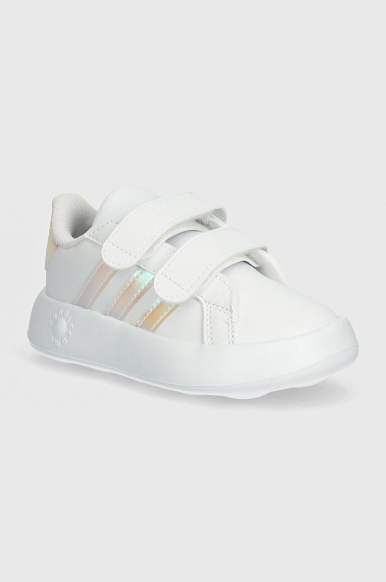 adidas sneakers pentru copii GRAND COURT 2.0 CF culoarea alb