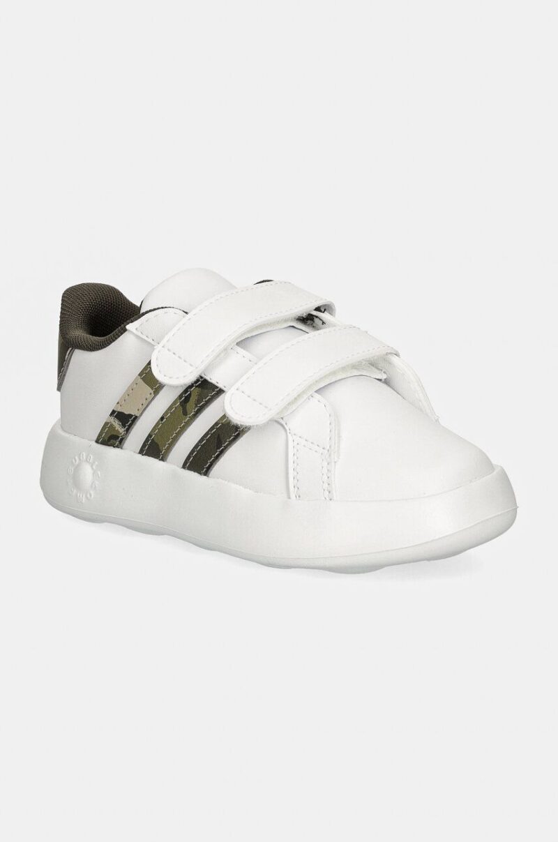 adidas sneakers pentru copii GRAND COURT 2.0 CF culoarea alb