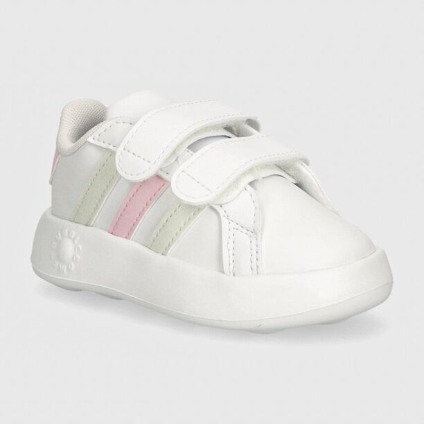 adidas sneakers pentru copii GRAND COURT 2.0 CF culoarea alb