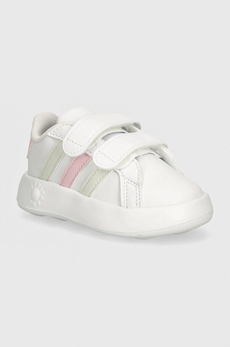 adidas sneakers pentru copii GRAND COURT 2.0 CF culoarea alb