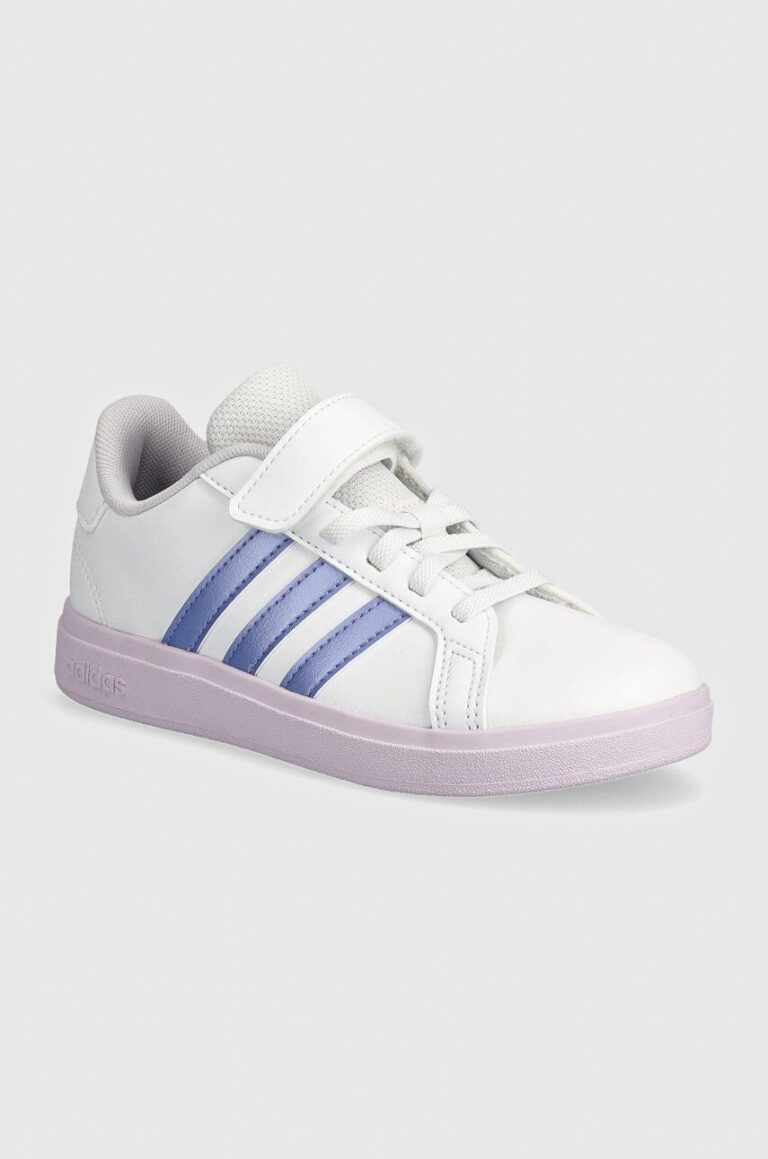 adidas sneakers pentru copii GRAND COURT 2.0 EL C culoarea alb