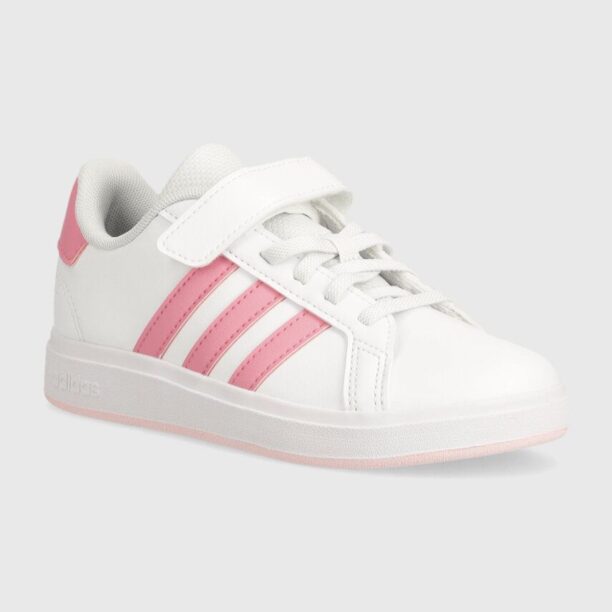 adidas sneakers pentru copii GRAND COURT 2.0 EL C culoarea roz