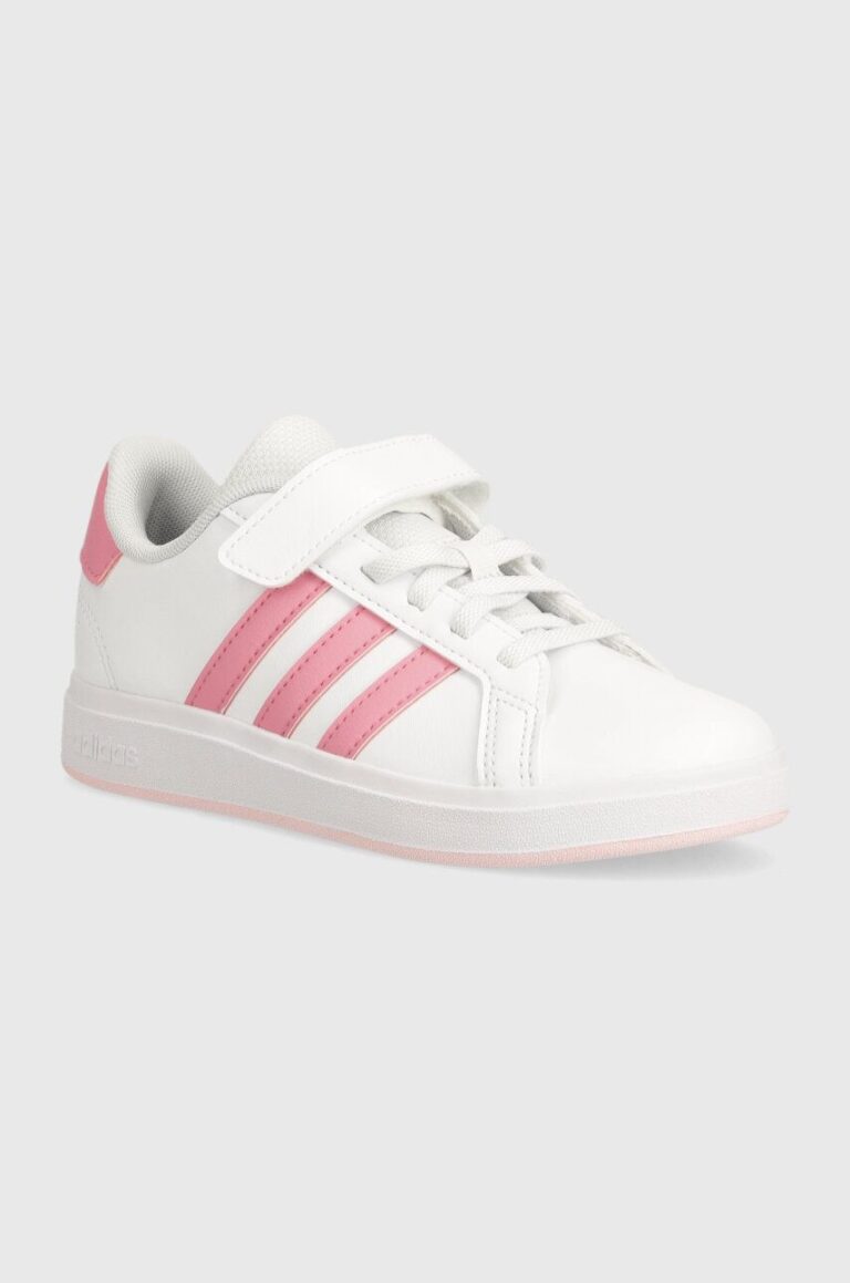 adidas sneakers pentru copii GRAND COURT 2.0 EL C culoarea roz