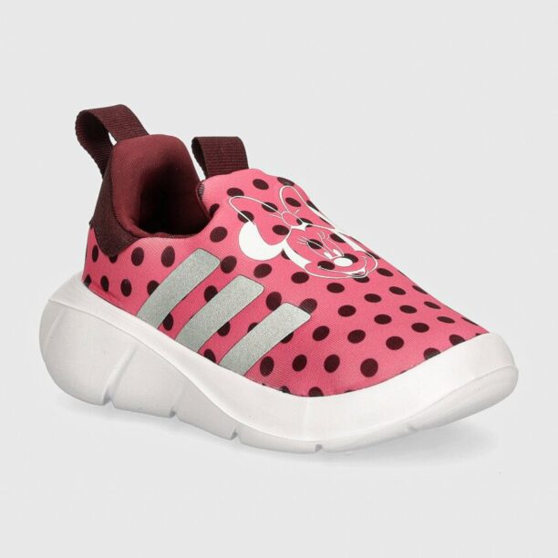 adidas sneakers pentru copii MONOFIT TR Minnie x Disney culoarea roz