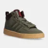 adidas sneakers pentru copii RAPID COURT MID WINTERIZED culoarea verde