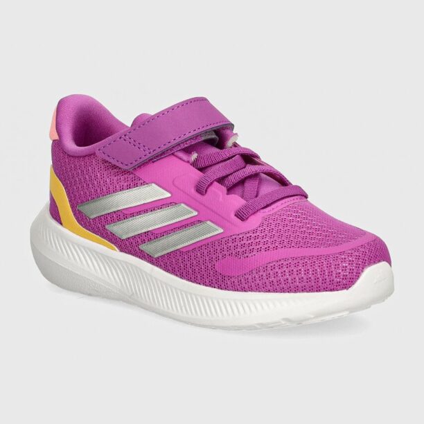 adidas sneakers pentru copii RUNFALCON 5 EL culoarea violet