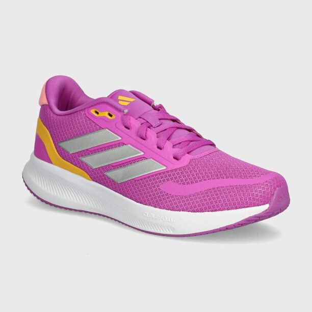 adidas sneakers pentru copii RUNFALCON 5 culoarea violet