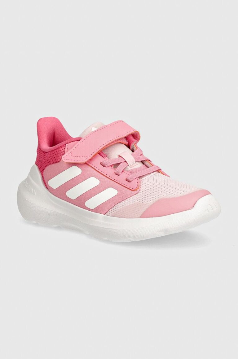 adidas sneakers pentru copii Tensaur Run 3.0 EL C culoarea roz