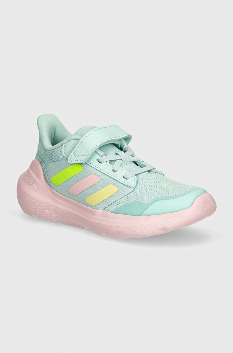 adidas sneakers pentru copii Tensaur Run 3.0 EL C culoarea verde