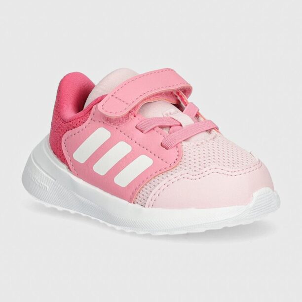 adidas sneakers pentru copii Tensaur Run 3.0 EL culoarea roz