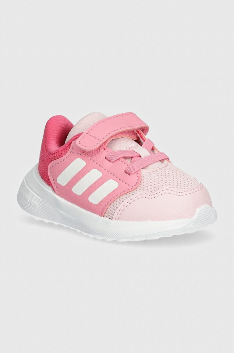 adidas sneakers pentru copii Tensaur Run 3.0 EL culoarea roz