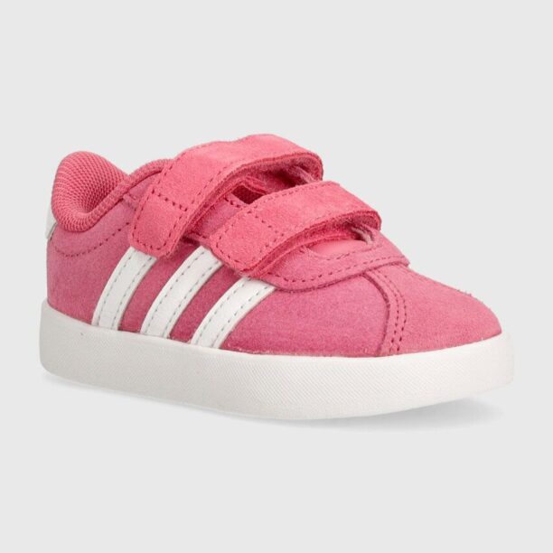 adidas sneakers pentru copii VL COURT 3.0 CF culoarea roz