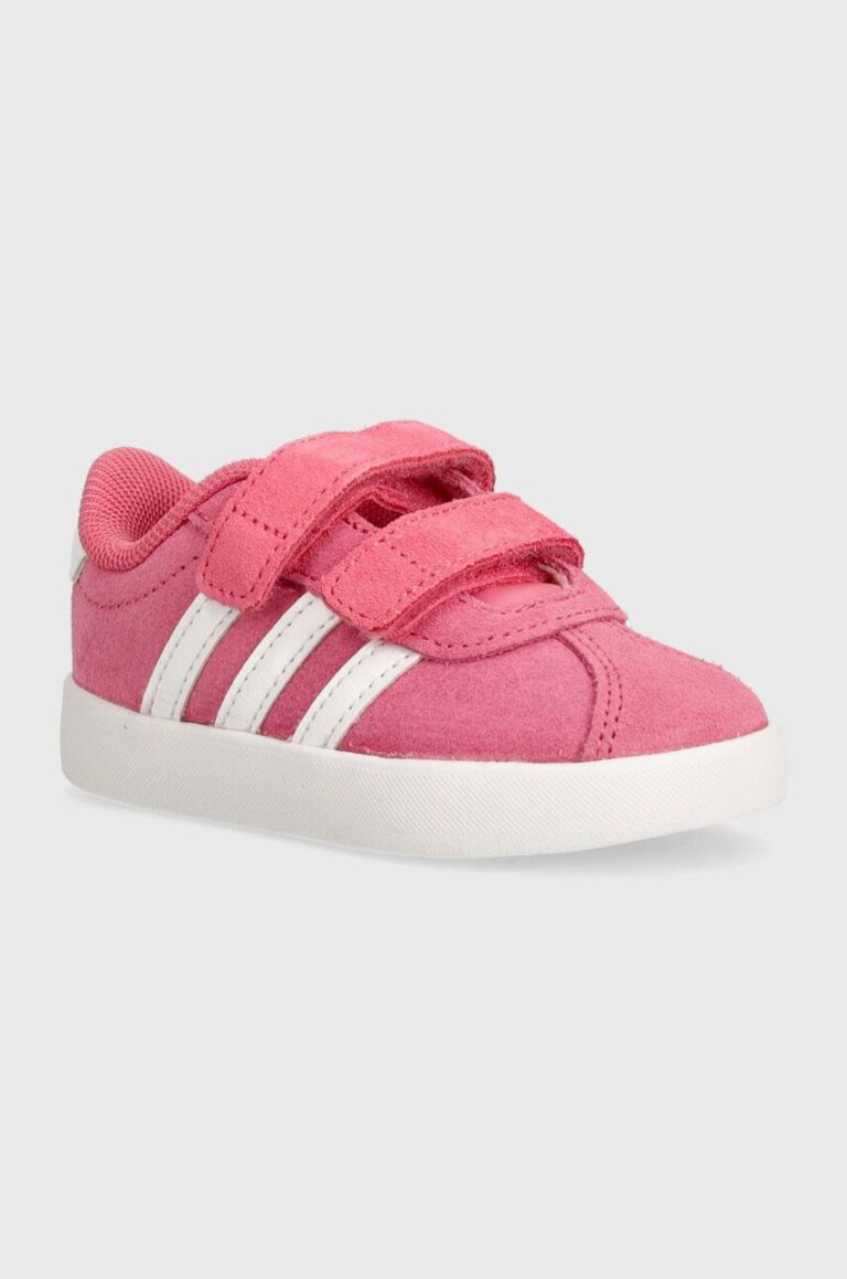 adidas sneakers pentru copii VL COURT 3.0 CF culoarea roz