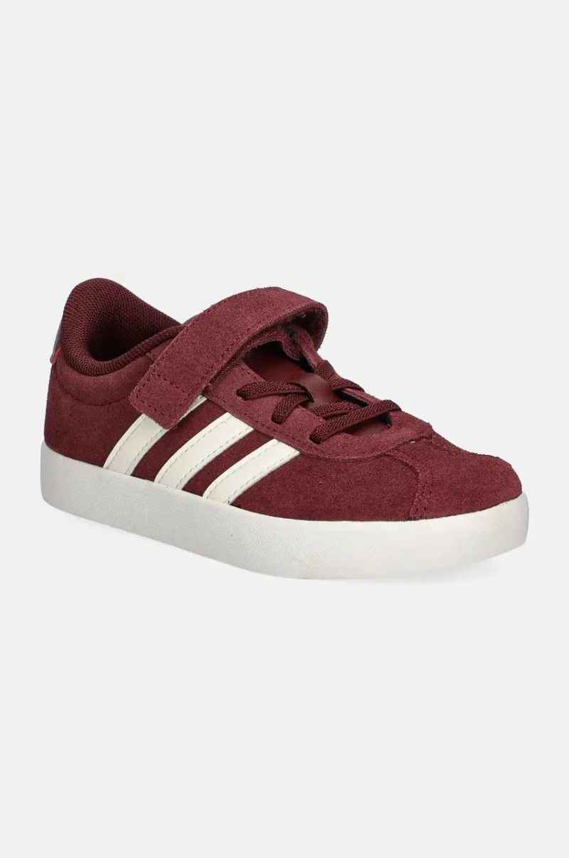 adidas sneakers pentru copii VL COURT 3.0 EL C culoarea bordo