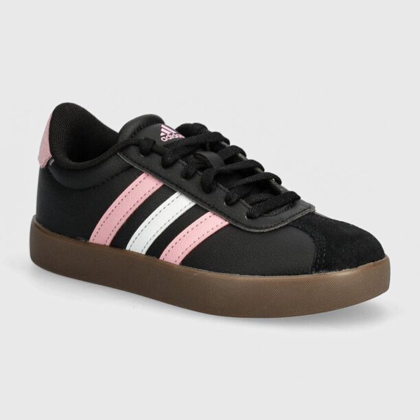 adidas sneakers pentru copii VL COURT 3.0 culoarea negru