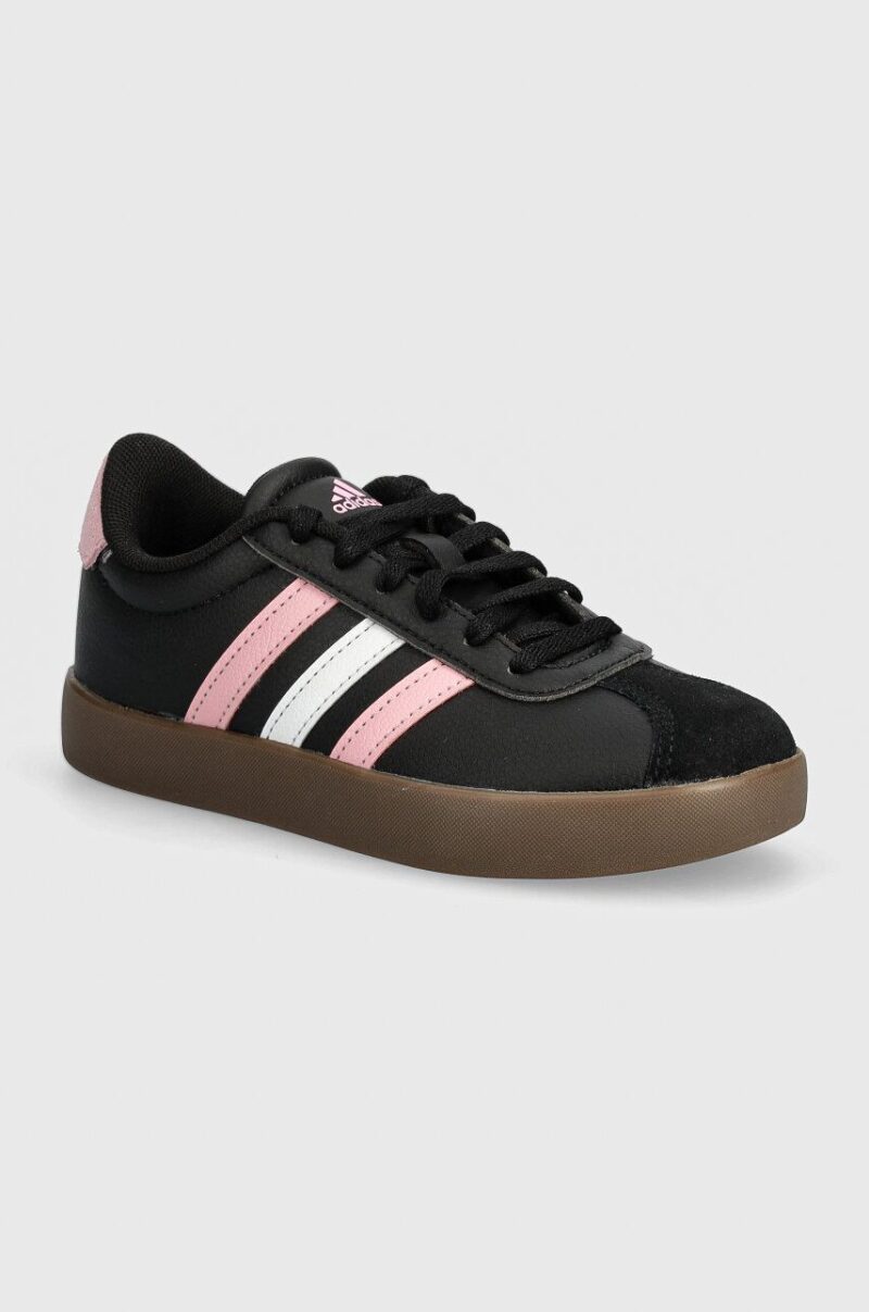 adidas sneakers pentru copii VL COURT 3.0 culoarea negru