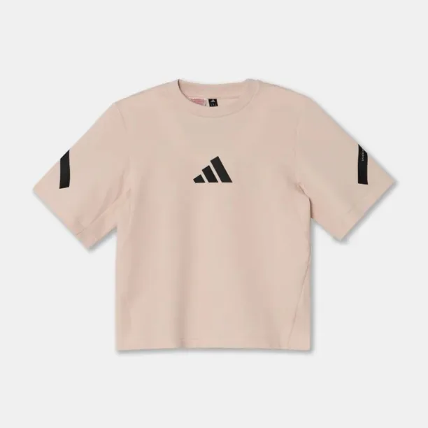 adidas tricou copii J ZNE TEE culoarea roz