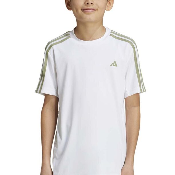 adidas tricou copii U TR-ES 3S T culoarea alb